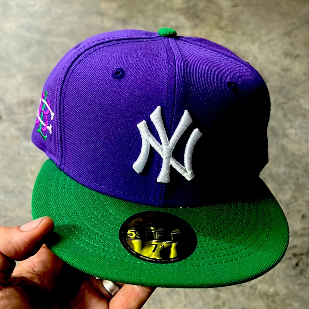 Men's New York Yankees, big league, chew new era, fitted hat, size 7 3/8 NEW